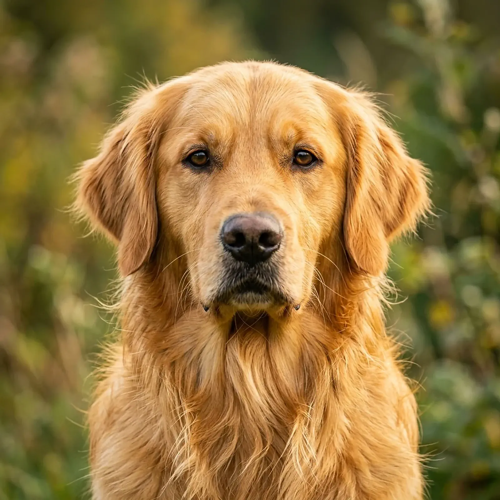 Porträt eines hellen Hundes im natürlichen Licht