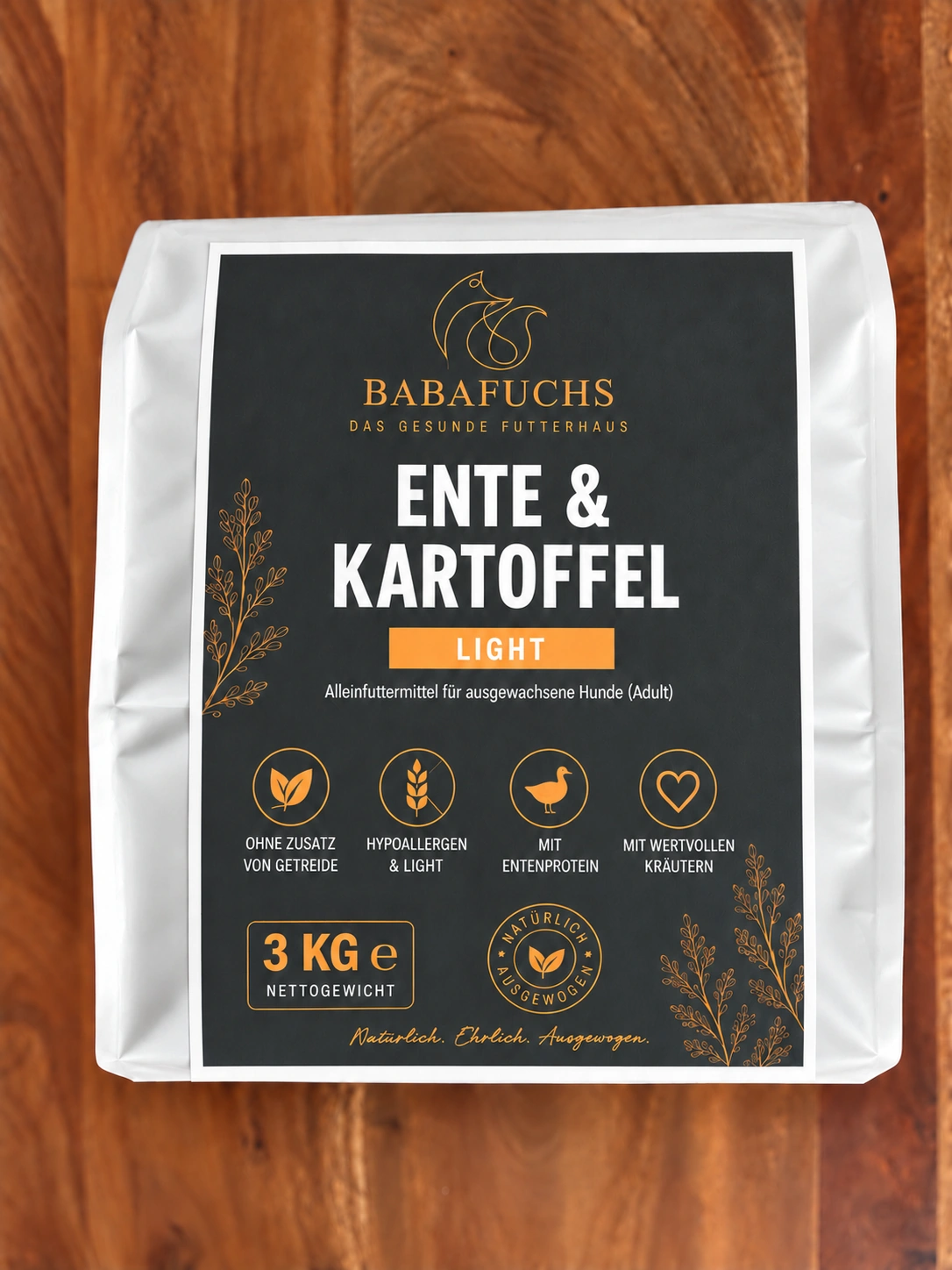 BabaFuchs Ente & Kartoffel – 3-kg-Packung