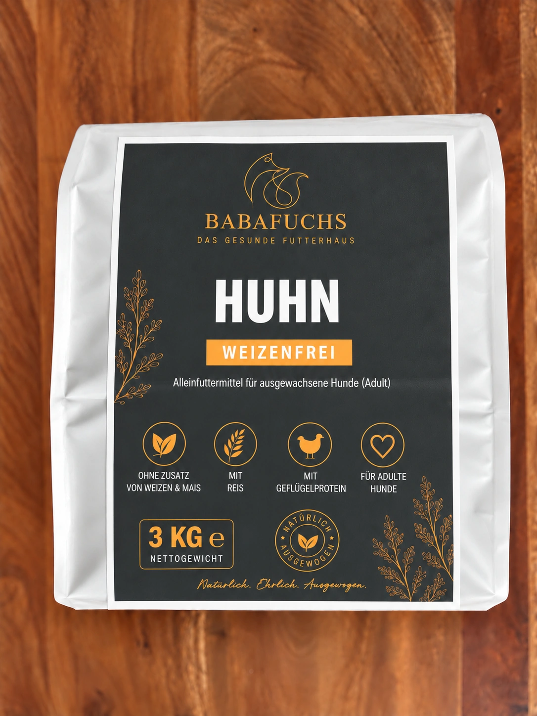 BabaFuchs Huhn weizenfrei – 3-kg-Packung