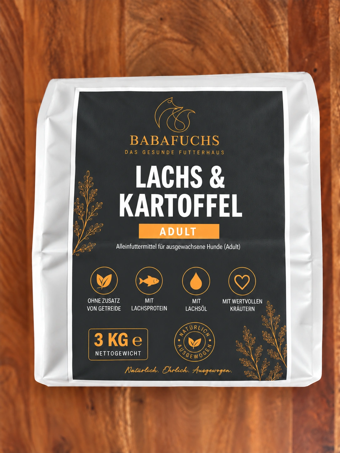 BabaFuchs Lachs & Kartoffel – 3-kg-Packung