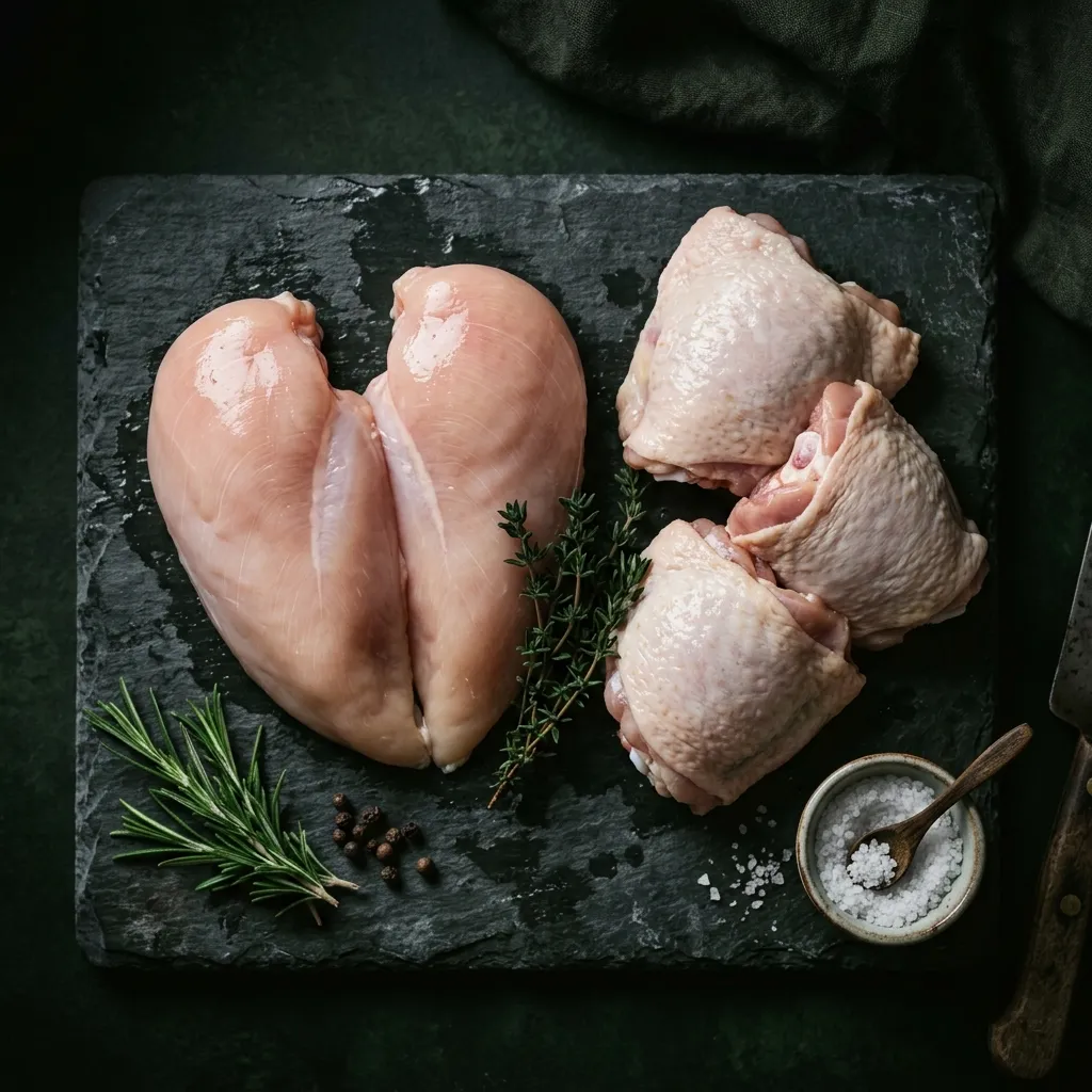 Huhn als Zutatenmotiv